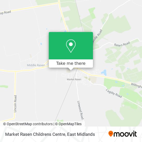 Market Rasen Childrens Centre map