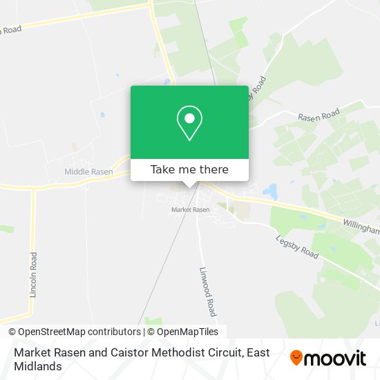 Market Rasen and Caistor Methodist Circuit map