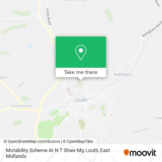 Motability Scheme At N T Shaw Mg Louth map