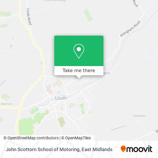 John Scottorn School of Motoring map