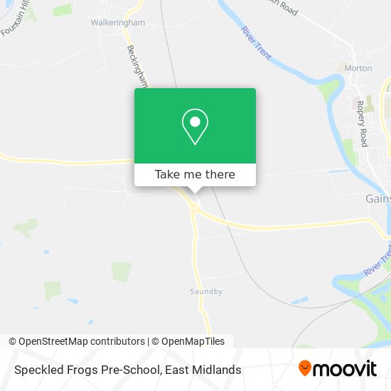 Speckled Frogs Pre-School map