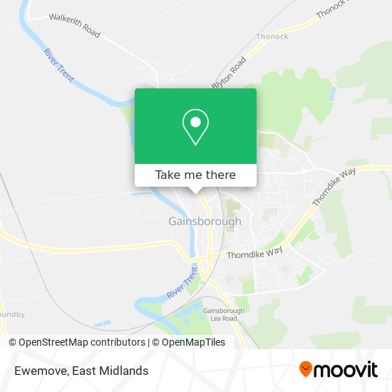 Ewemove map