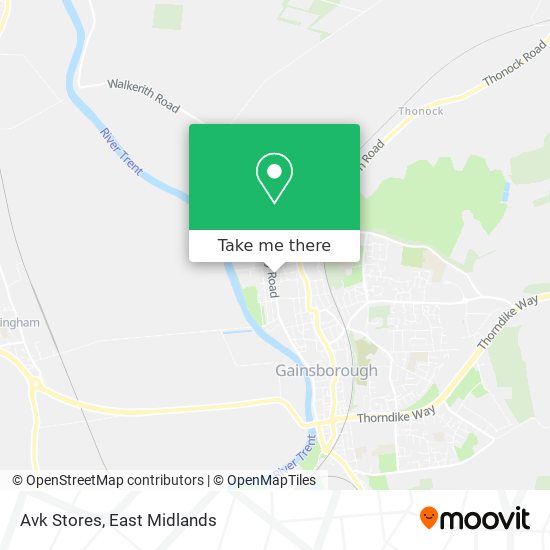 Avk Stores map