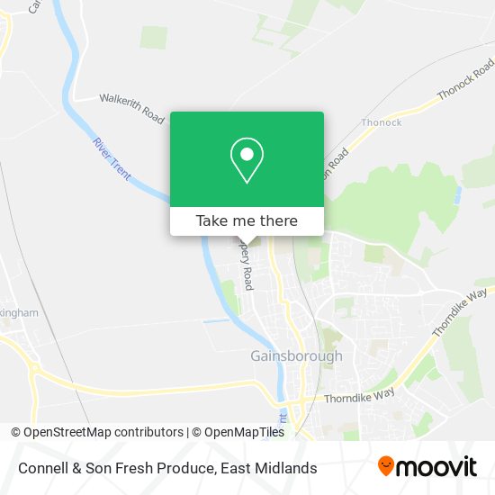 Connell & Son Fresh Produce map