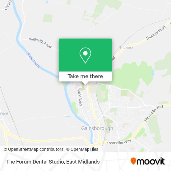 The Forum Dental Studio map