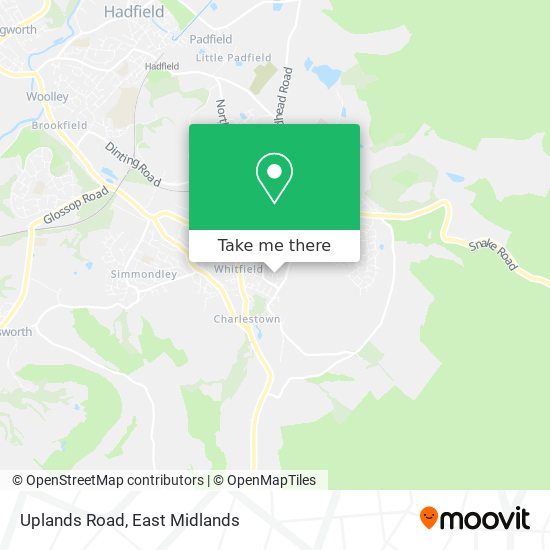 Uplands Road map