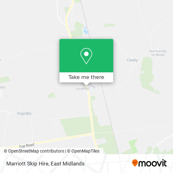 Marriott Skip Hire map