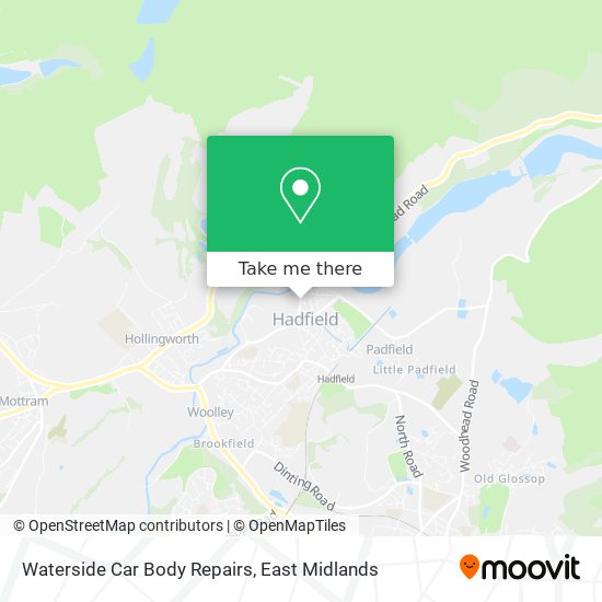 Waterside Car Body Repairs map