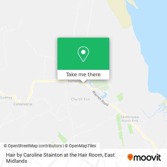 Hair by Caroline Stainton at the Hair Room map