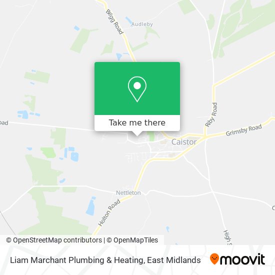 Liam Marchant Plumbing & Heating map
