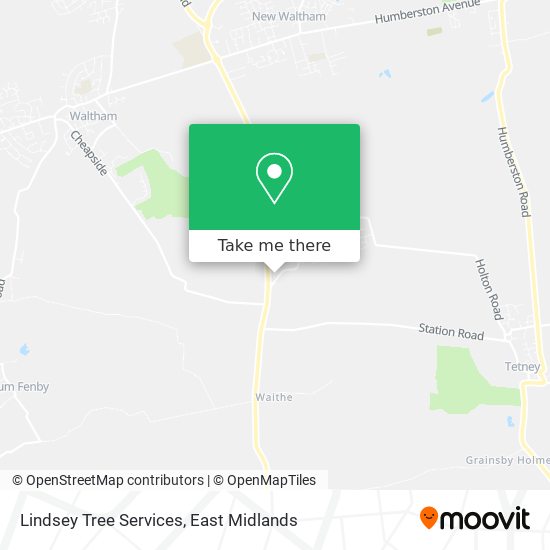 Lindsey Tree Services map