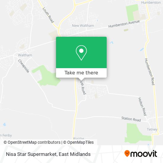 Nisa Star Supermarket map