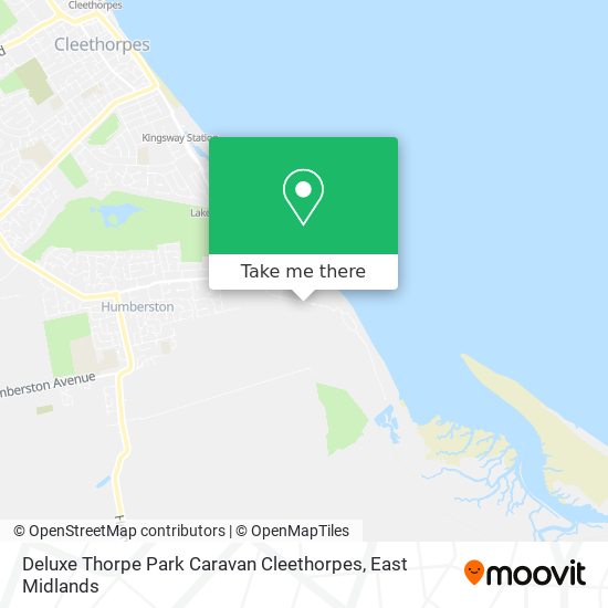 Deluxe Thorpe Park Caravan Cleethorpes map