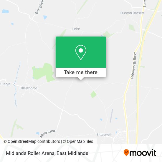 Midlands Roller Arena map