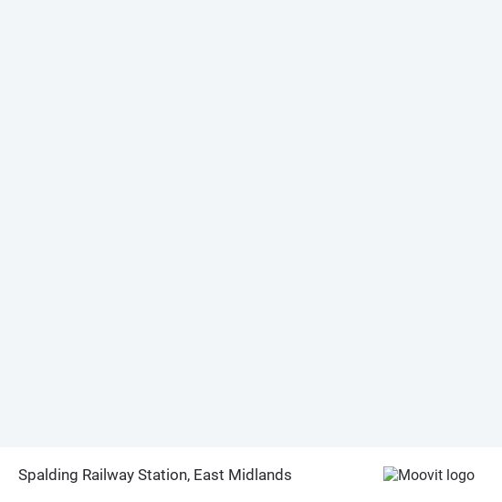 Spalding Railway Station map
