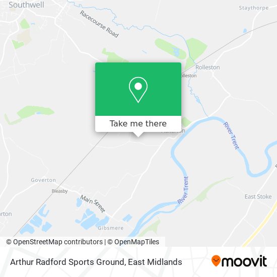 Arthur Radford Sports Ground map