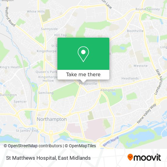 St Matthews Hospital map