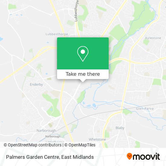 Palmers Garden Centre map