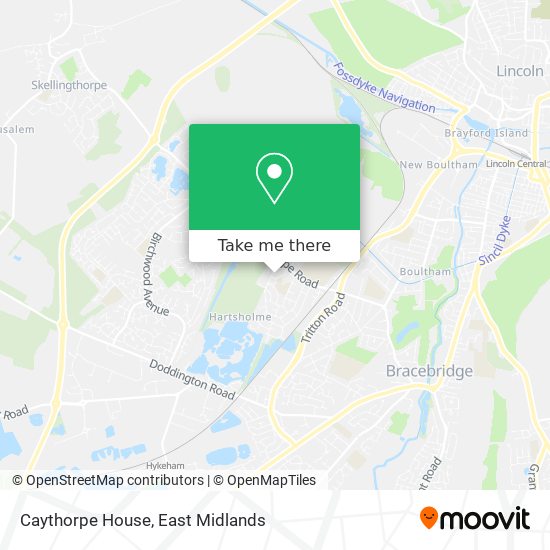 Caythorpe House map