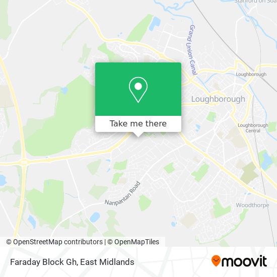 Faraday Block Gh map