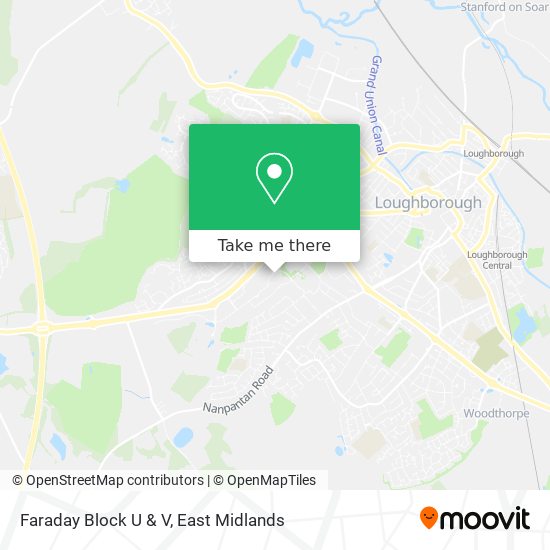 Faraday Block U & V map