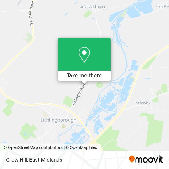 Crow Hill map