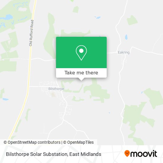Bilsthorpe Solar Substation map