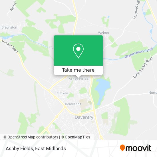 Ashby Fields map