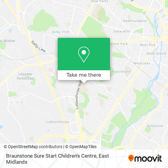 Braunstone Sure Start Children's Centre map