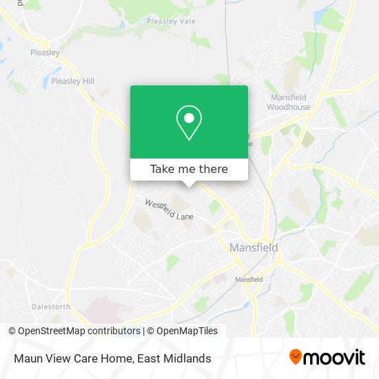 Maun View Care Home map