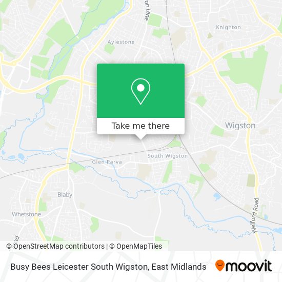 Busy Bees Leicester South Wigston map
