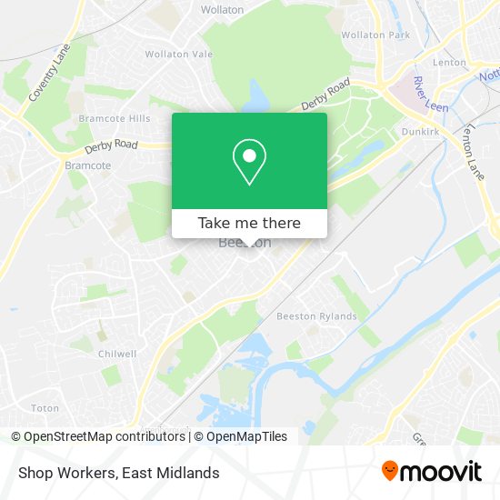 Shop Workers map