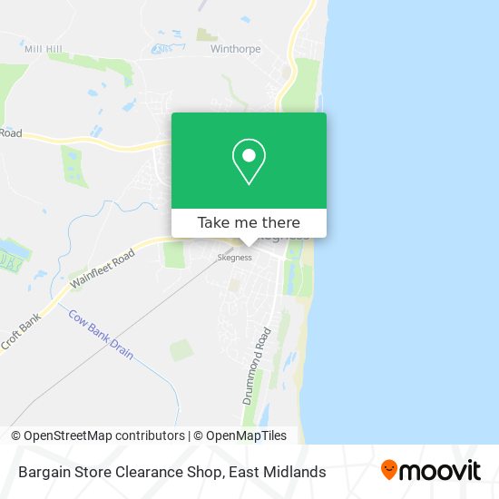 Bargain Store Clearance Shop map