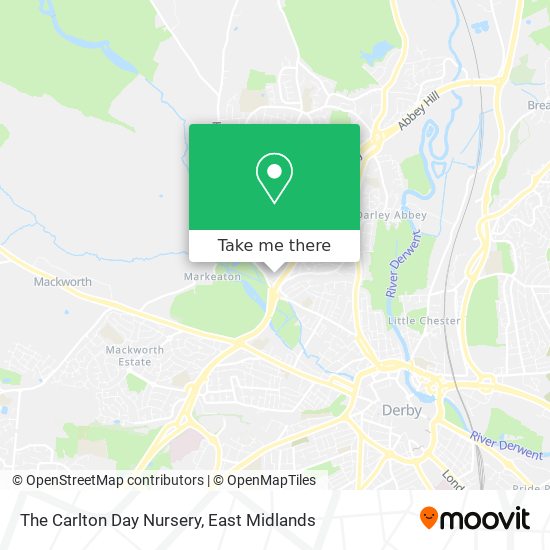 The Carlton Day Nursery map