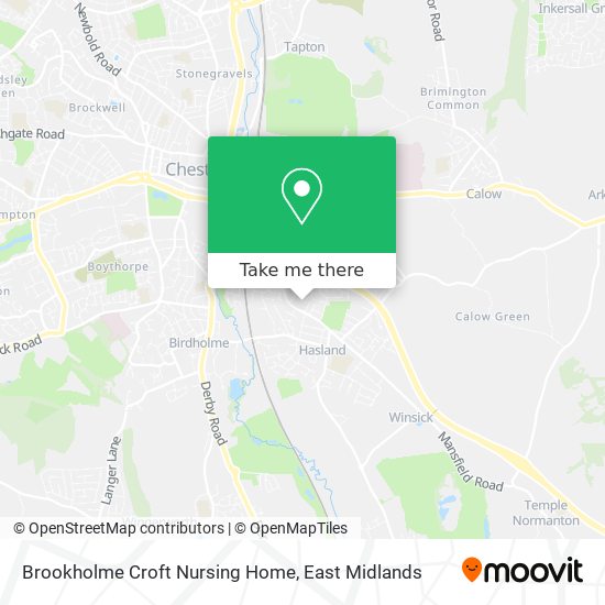 Brookholme Croft Nursing Home map