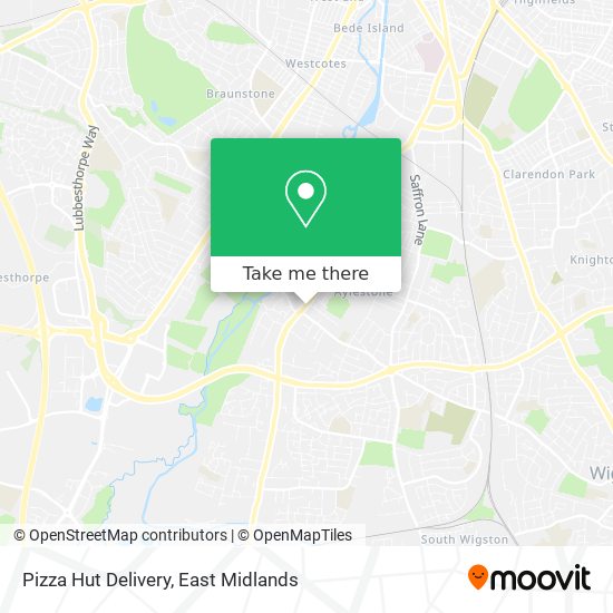Pizza Hut Delivery map