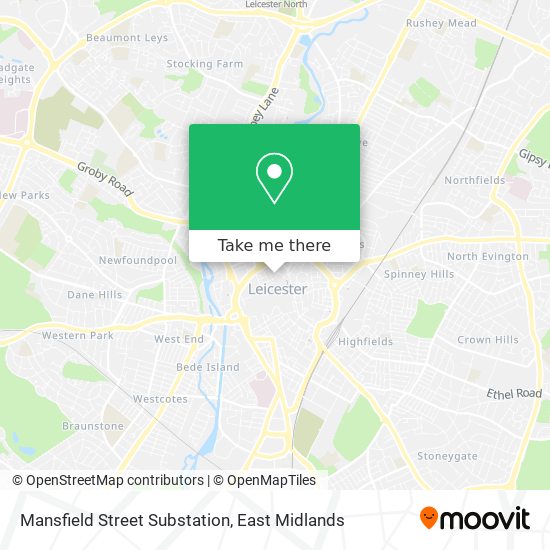 Mansfield Street Substation map