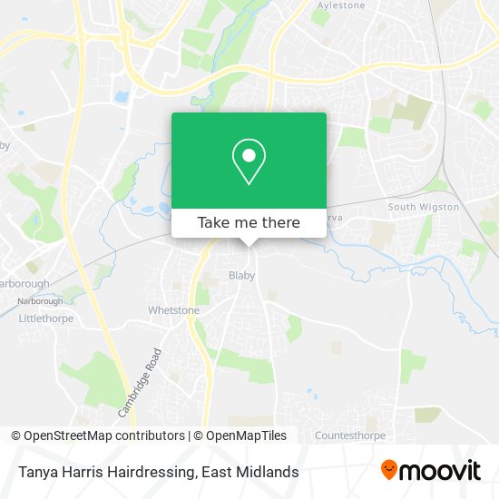 Tanya Harris Hairdressing map