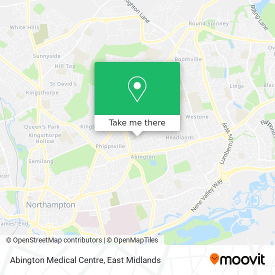 Abington Medical Centre map
