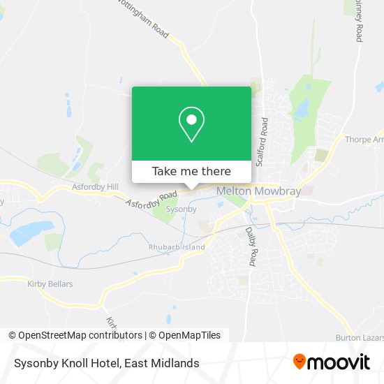 Sysonby Knoll Hotel map