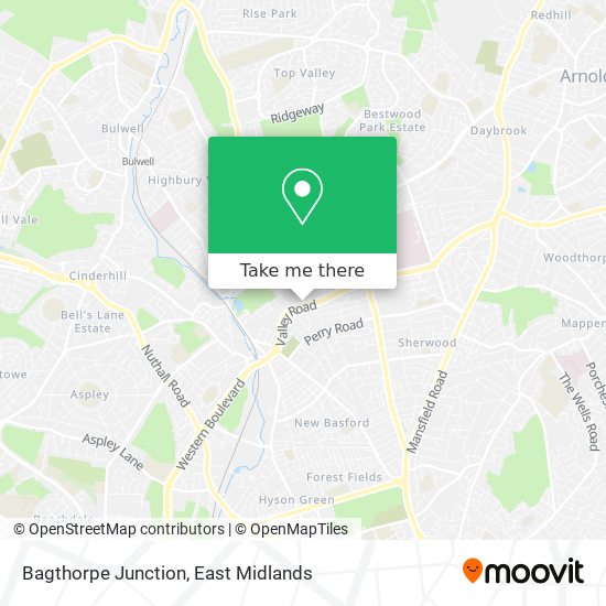 Bagthorpe Junction map