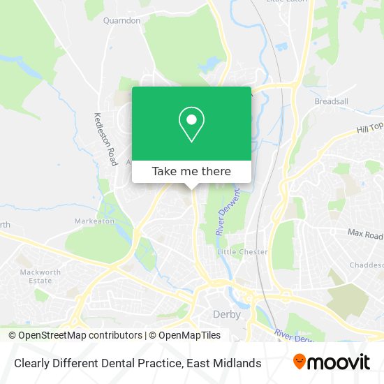 Clearly Different Dental Practice map