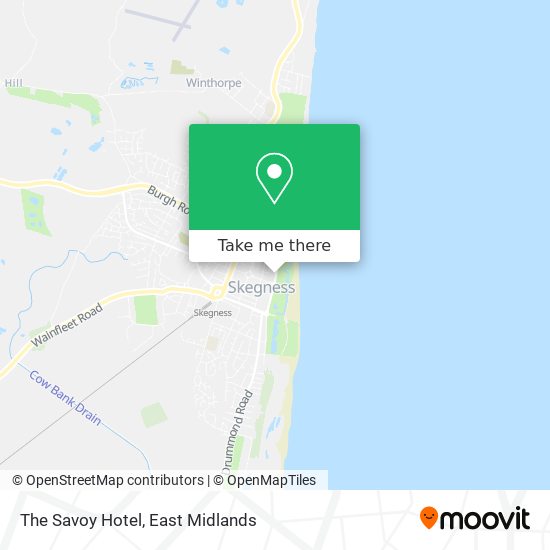 The Savoy Hotel map