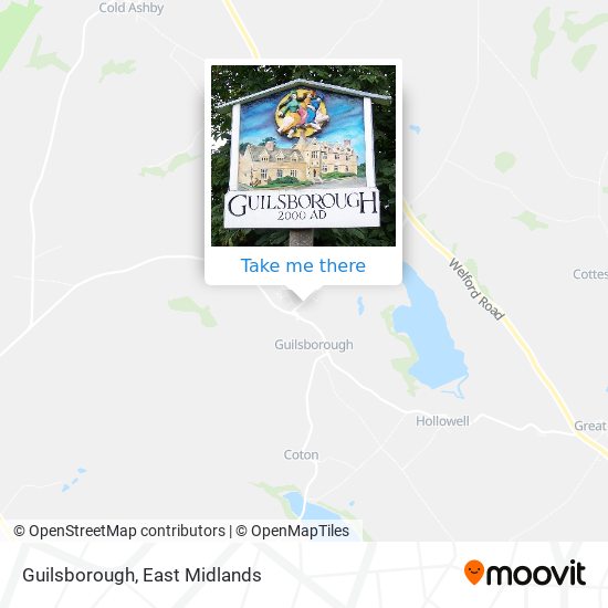 Guilsborough map