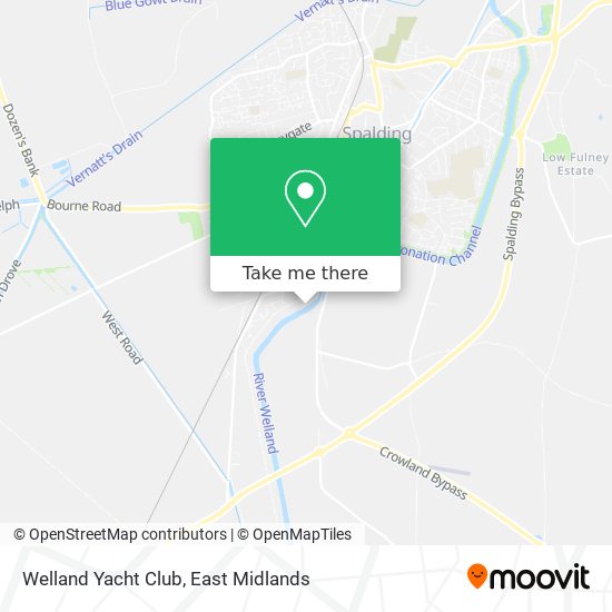 Welland Yacht Club map
