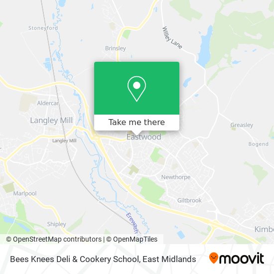 Bees Knees Deli & Cookery School map
