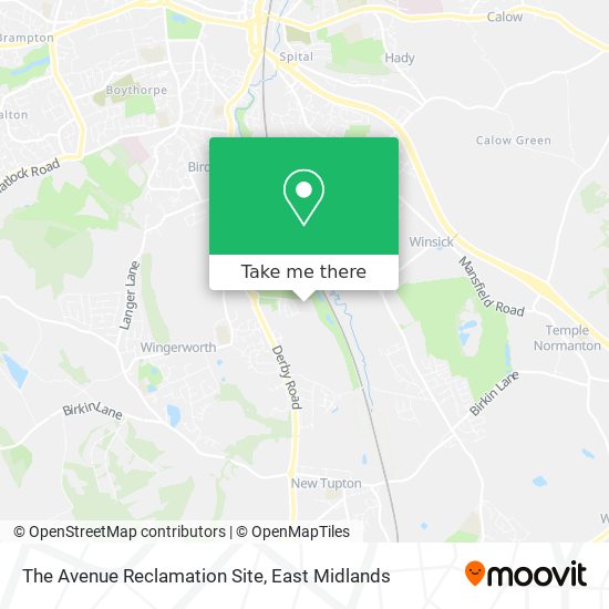 The Avenue Reclamation Site map