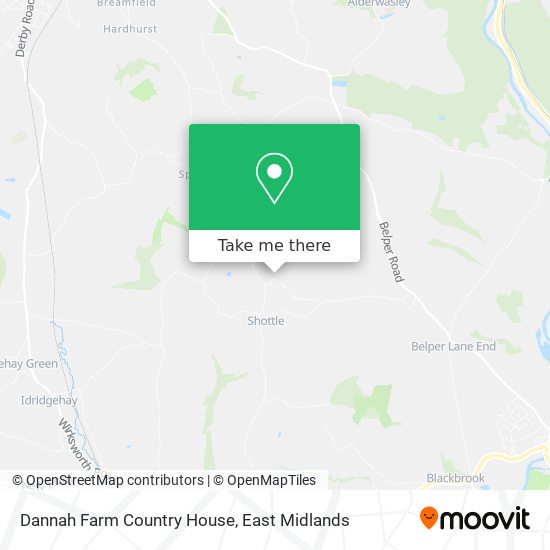 Dannah Farm Country House map