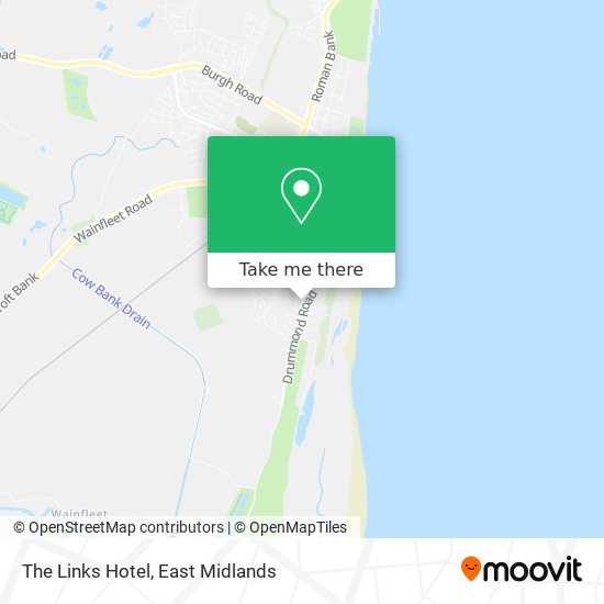 The Links Hotel map