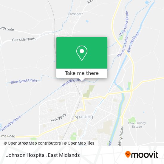 Johnson Hospital map